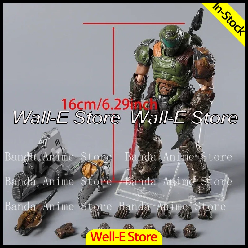Model Kit Jojo - In Stock Figma SP-140 Doom Slayer