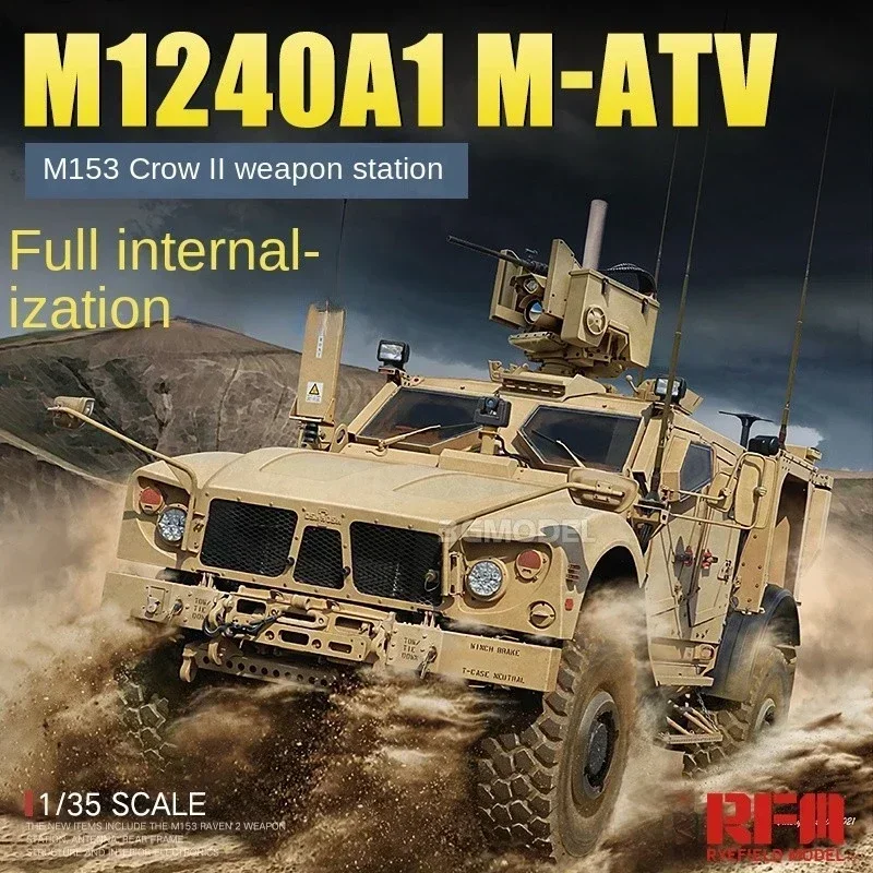 Model Kit Rg - M-ATV M1240A1 with full interior kit