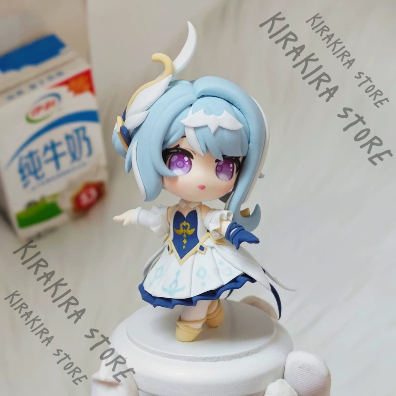 Model Kit Game - Genshin Impact Odette Q-version Clay Statue