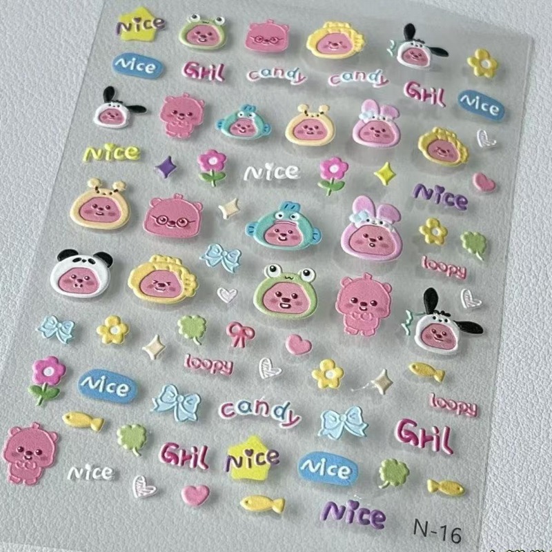 Loopy 3D embossed sticker, tra - огляд і ціна Model Kit Game