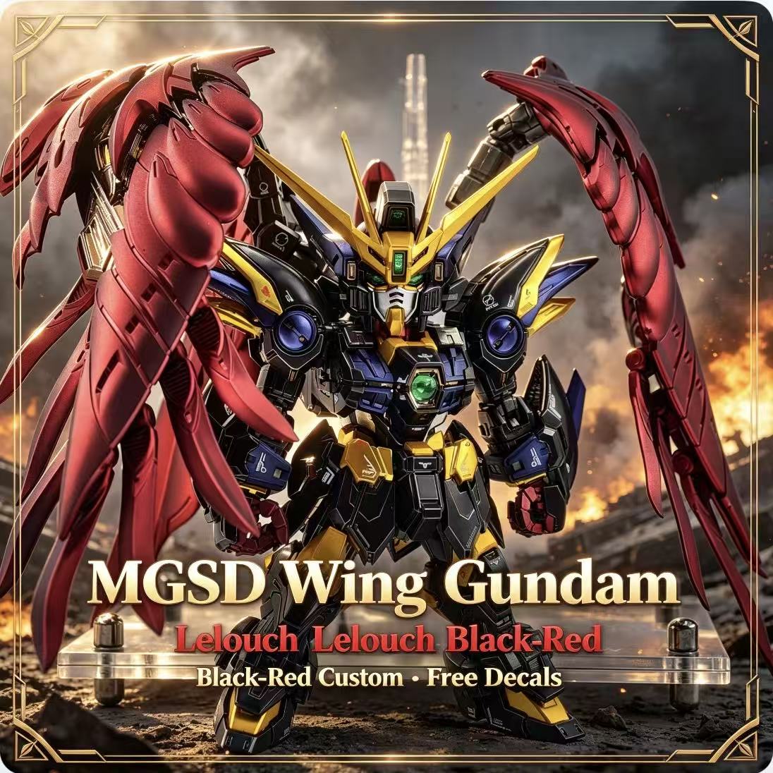 MGSD Wing Lelouch Color Scheme - огляд і ціна Model Kit Fenrir