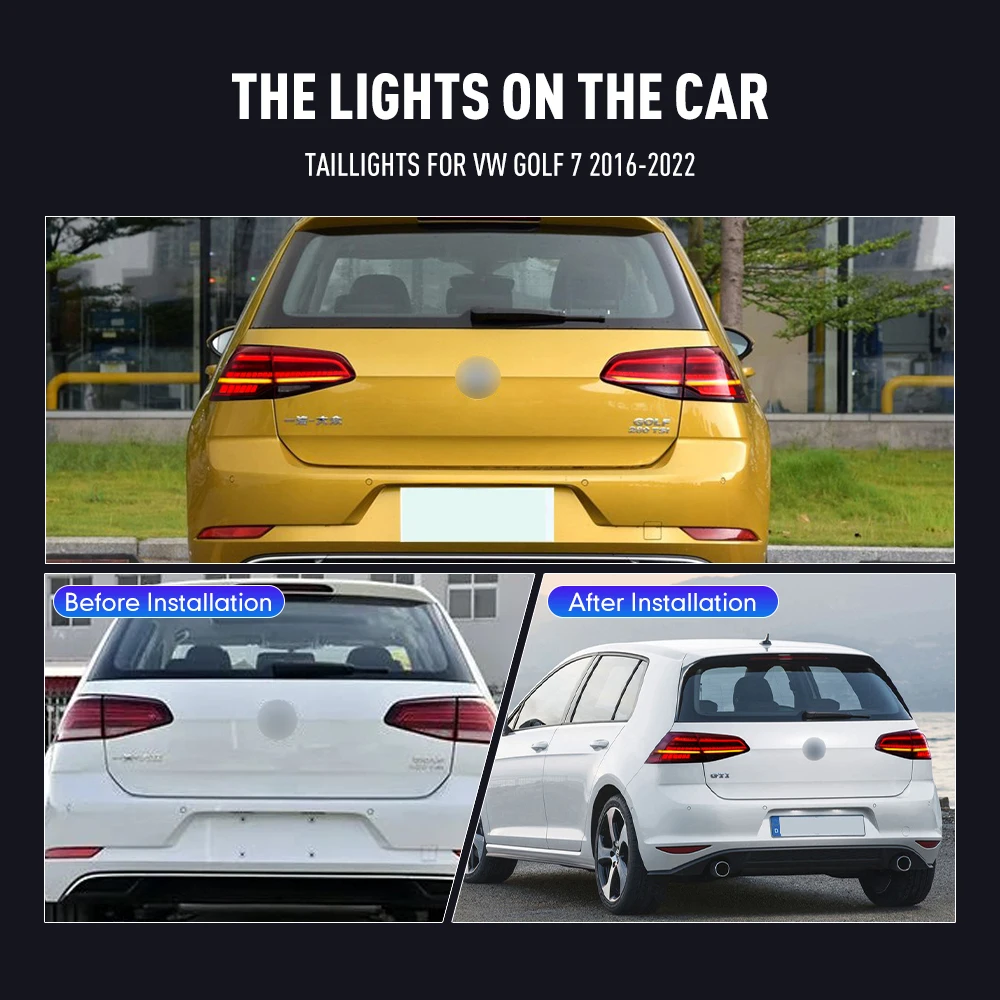 Pair Of LED Tail Lights For VW - огляд і ціна Model Kit Led