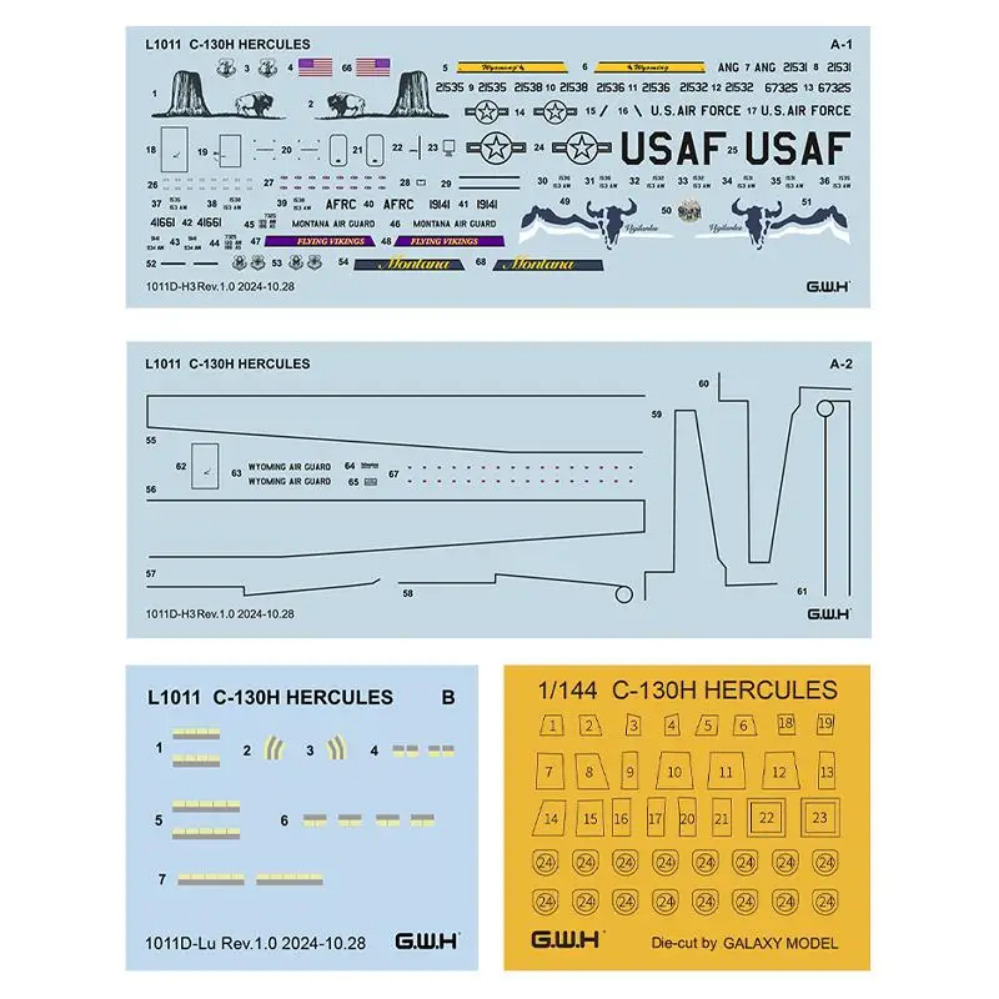 Assemble L1011 1:144 C-130H  P - огляд і ціна Model Kit Academy