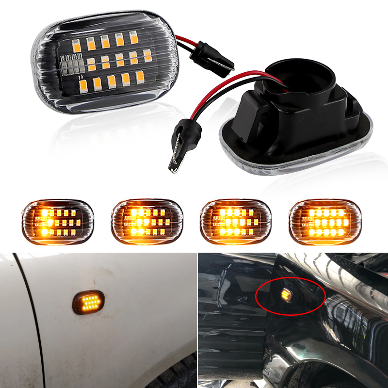 2pcs Dynamic Led Side Marker F - огляд і ціна Panel Line Marker