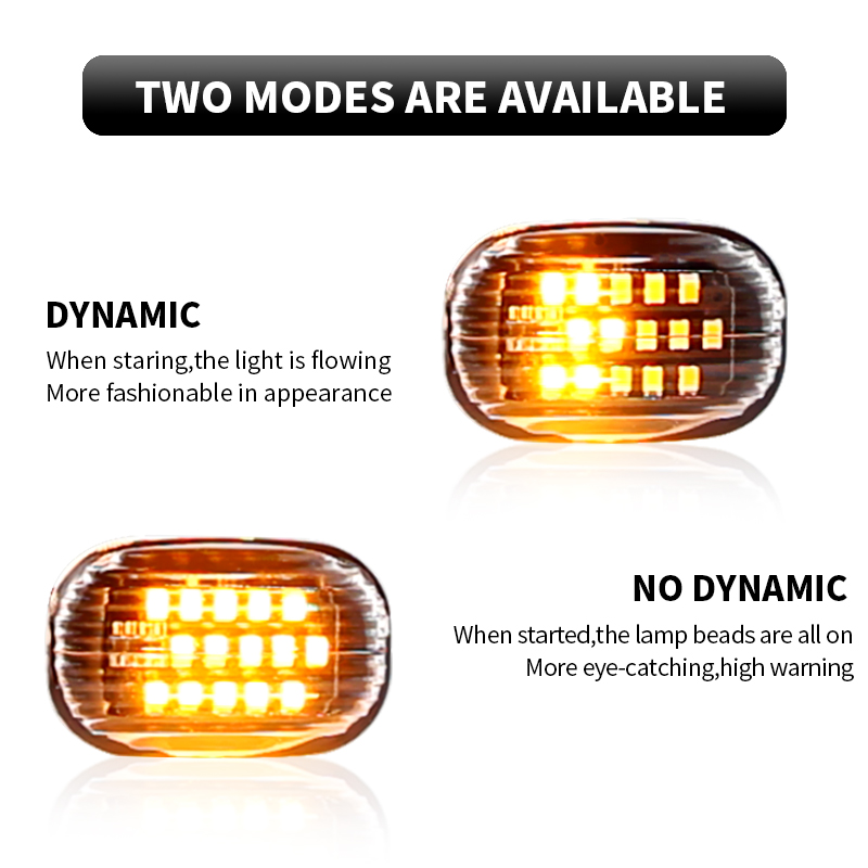 2pcs Dynamic Led Side Marker F - огляд і ціна Panel Line Marker