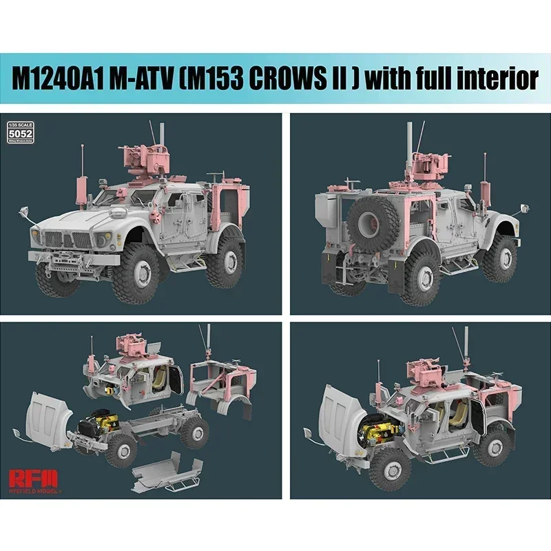 M-ATV  M1240A1 with full inter - огляд і ціна Model Kit Rg