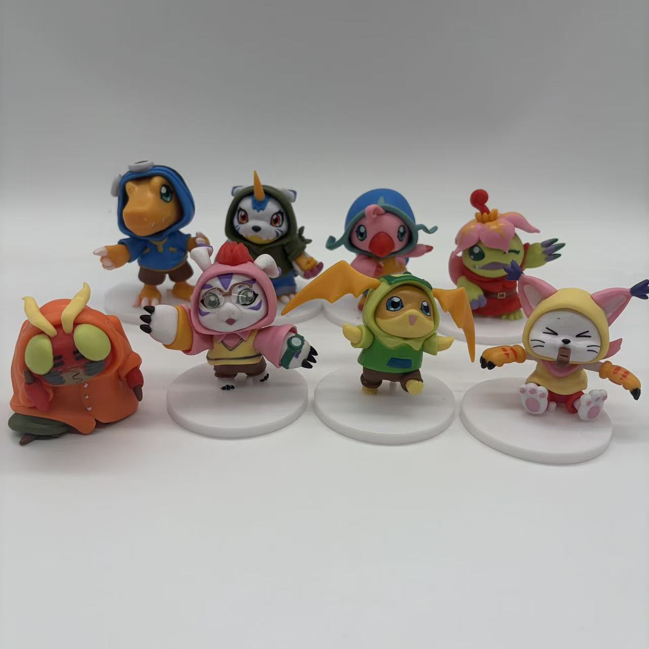 High Quality 8pcs/set Anime Di - огляд і ціна Model Kit Digimon