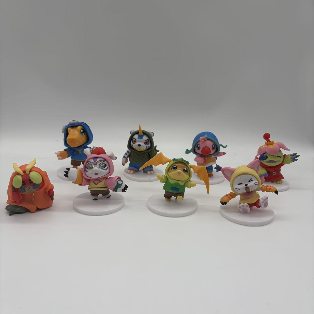High Quality 8pcs/set Anime Di - огляд і ціна Model Kit Digimon