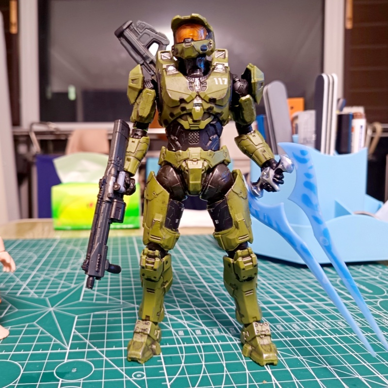 Sentinel Master Chief 18cm PVC - огляд і ціна Model Kit Jojo