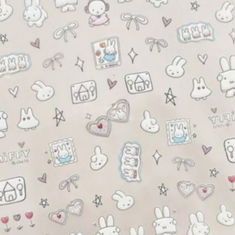 Miffy cartoon nail stickers an - огляд і ціна Model Kit Game