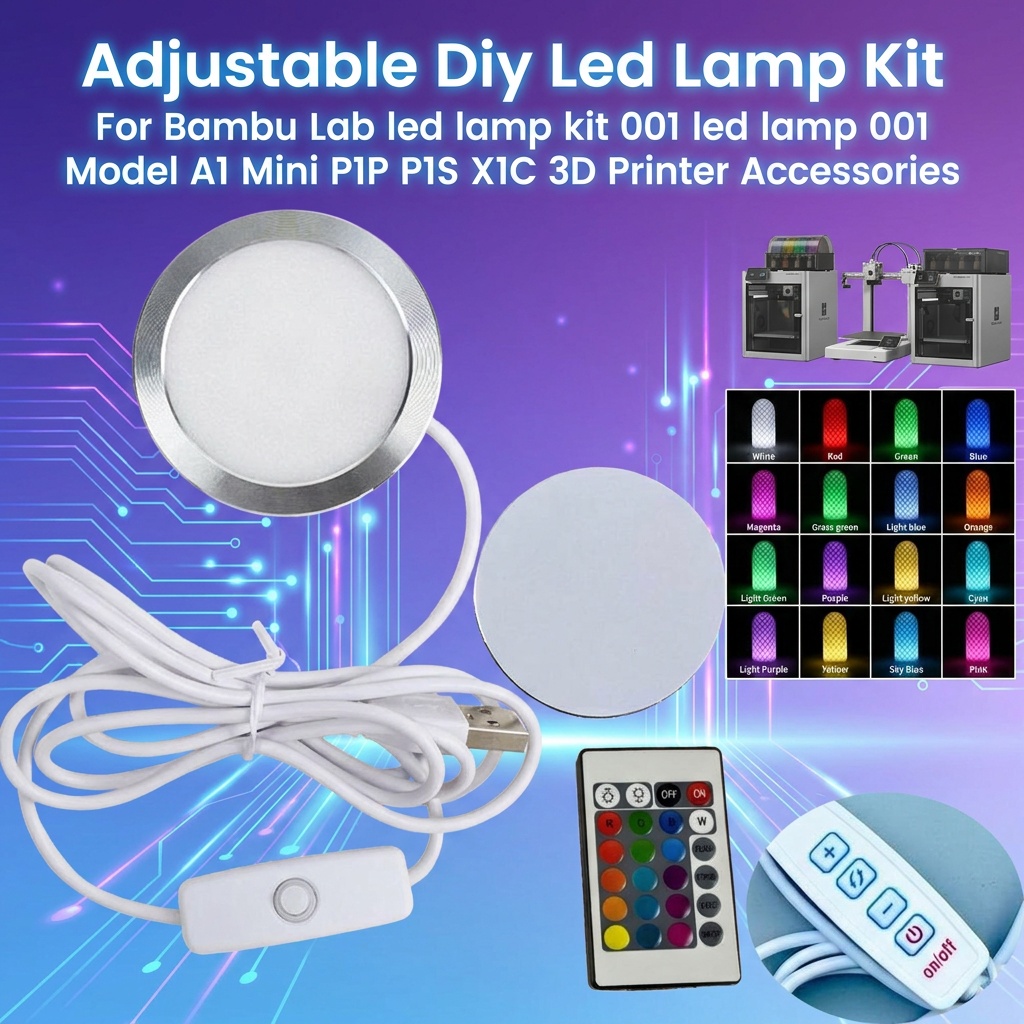 For Bambu Lab Led Lamp Kit Adj - огляд і ціна Model Kit Rg