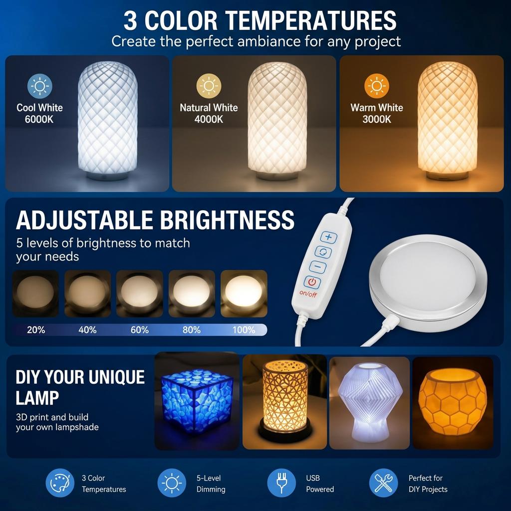 For Bambu Lab Led Lamp Kit Adj - огляд і ціна Model Kit Rg