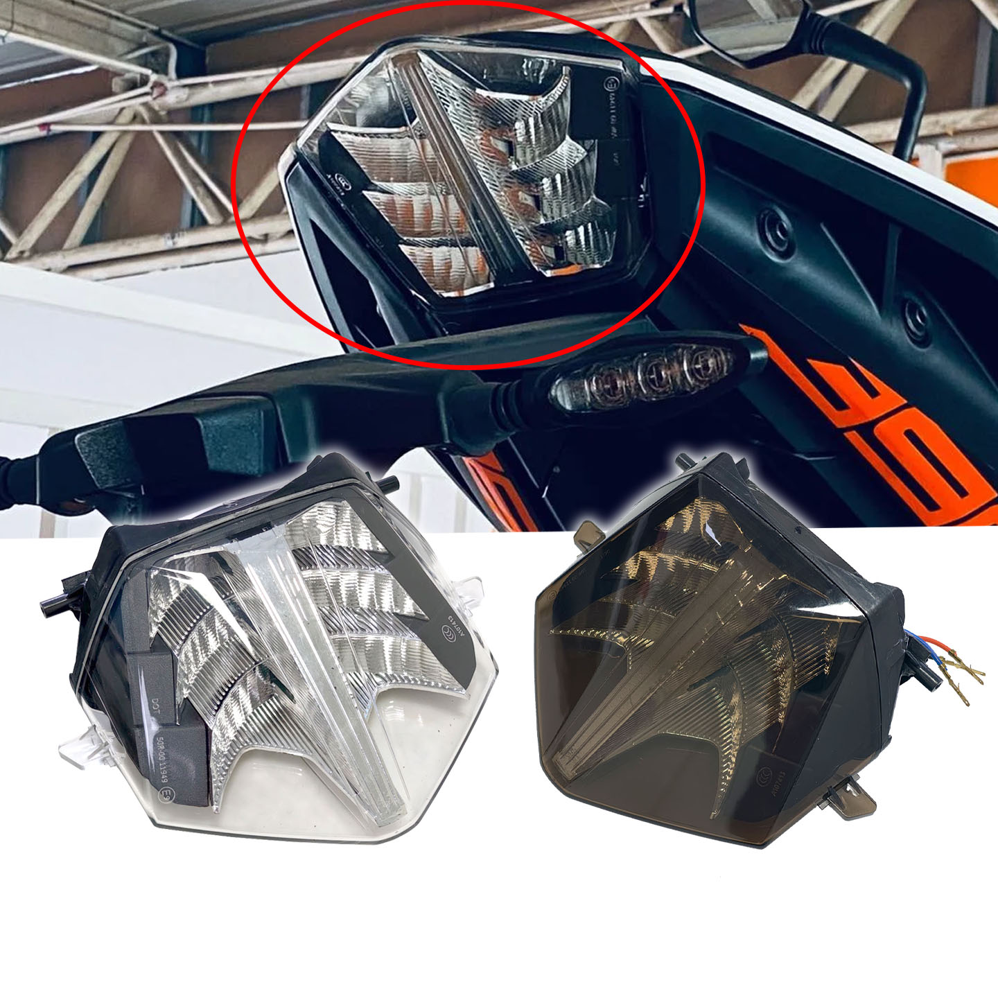 Rear Tail Light Assembly LED T - огляд і ціна Model Kit Led