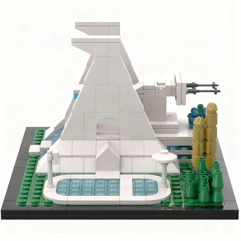 261pcs MOC Architecture Mazing - огляд і ціна Model Kit Mazinger