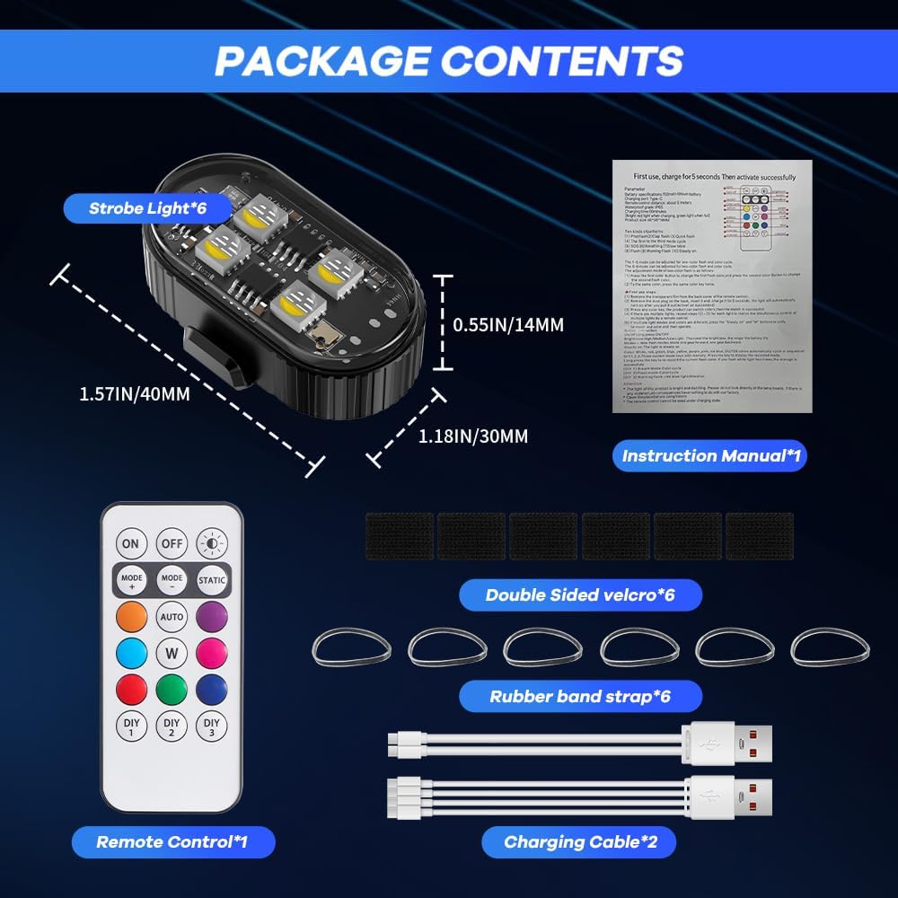 Car LED Light Multifunctional  - огляд і ціна Model Kit Led