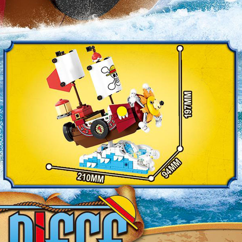 4in1 One Piece THOUSAND SUNNY  - огляд і ціна Model Kit One Piece Ship