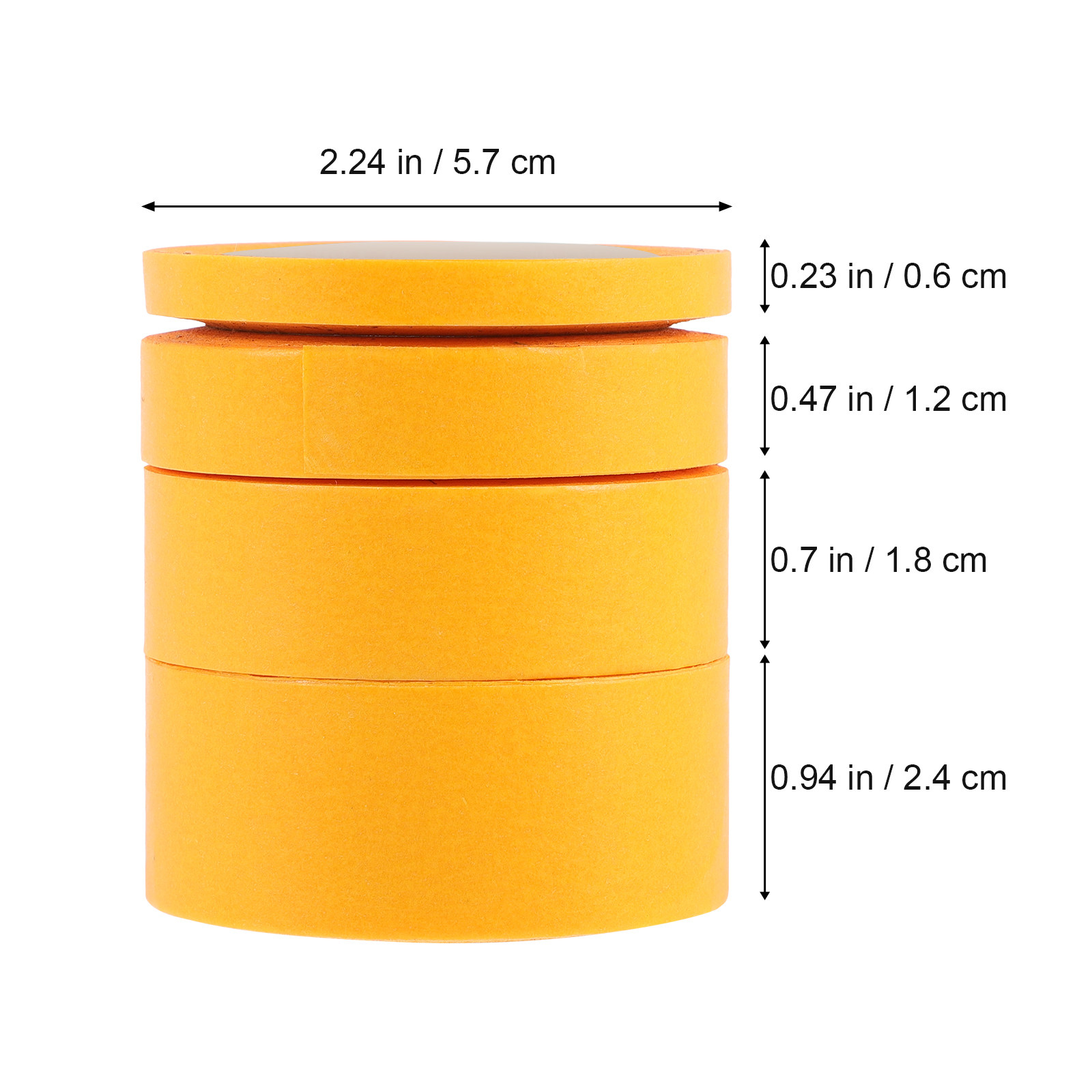4 Rolls Thin Painter Tape Fine - огляд і ціна Masking Tape Thin