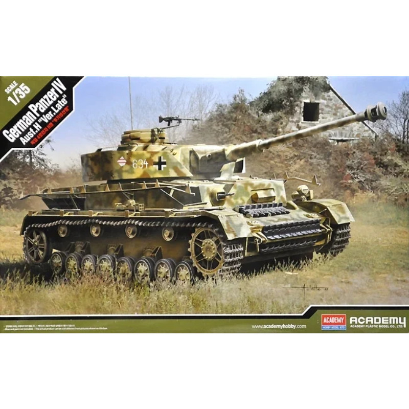 Academy   Panzer IV Ausf. H (l - огляд і ціна Model Kit Academy