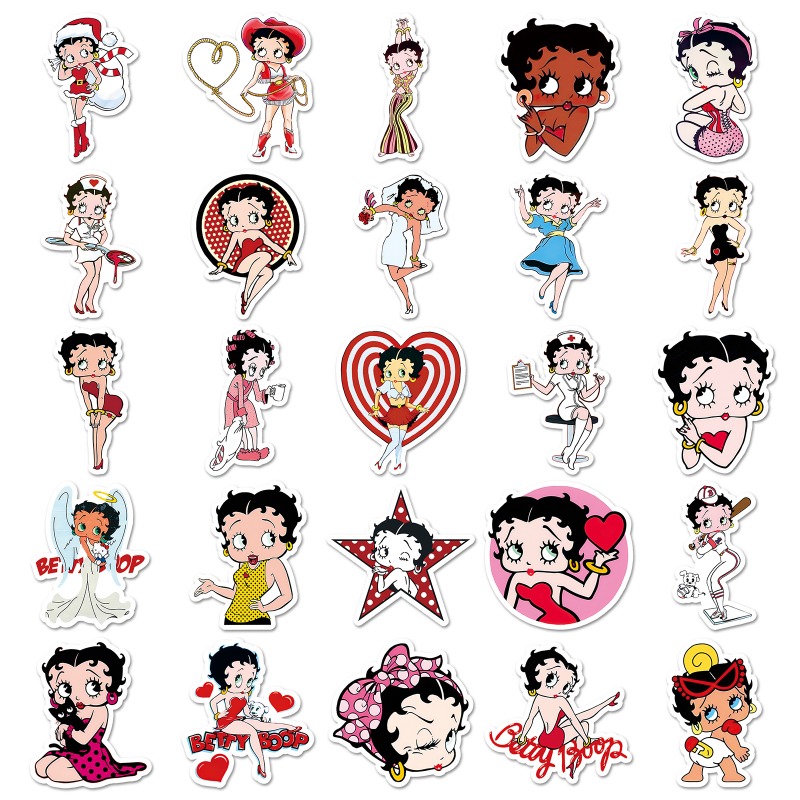 Betty Boop 50 stickers high co - огляд і ціна Model Kit Game