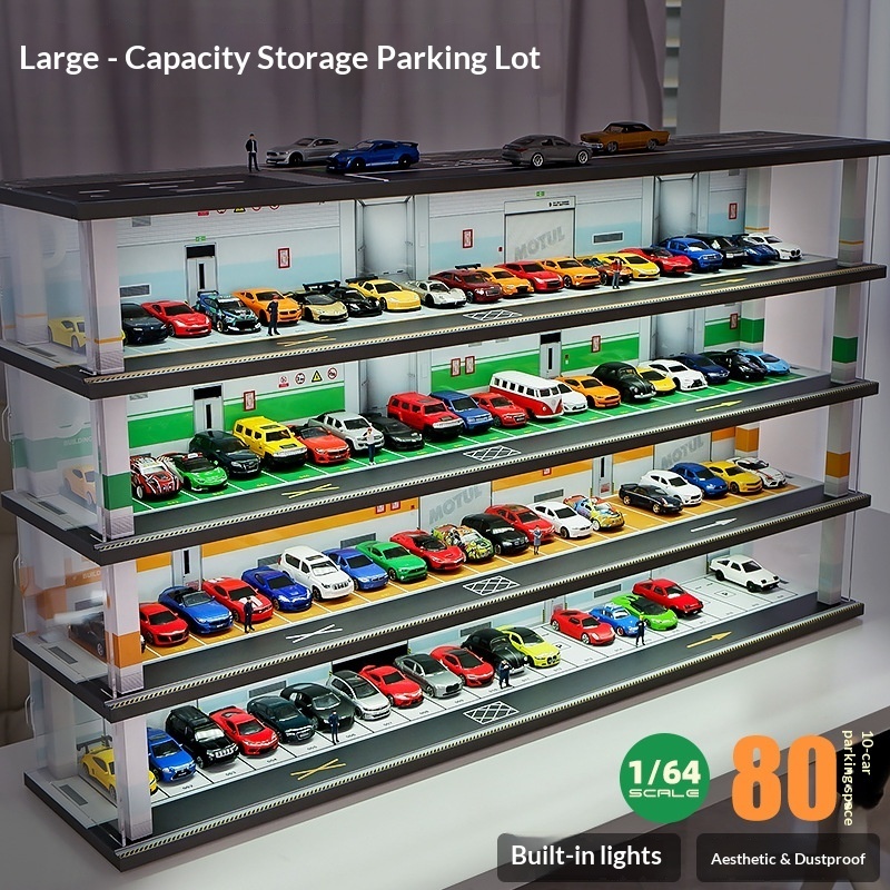 1:64 Scale Parking Garage Mode - огляд і ціна Model Kit Led