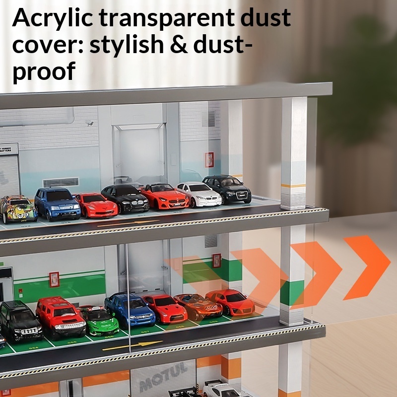 1:64 Scale Parking Garage Mode - огляд і ціна Model Kit Led